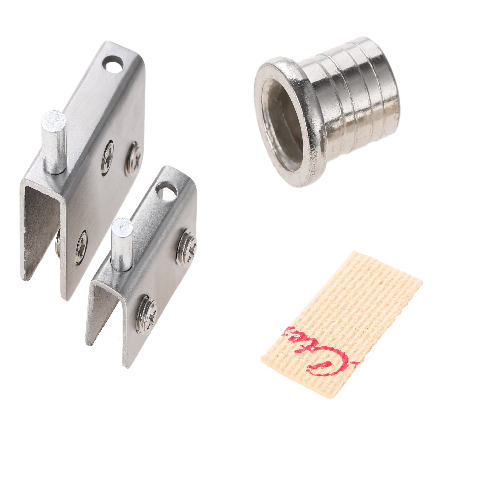 2 шт., зажим для стеклянной по – обзор и цена Glass Door Hinge