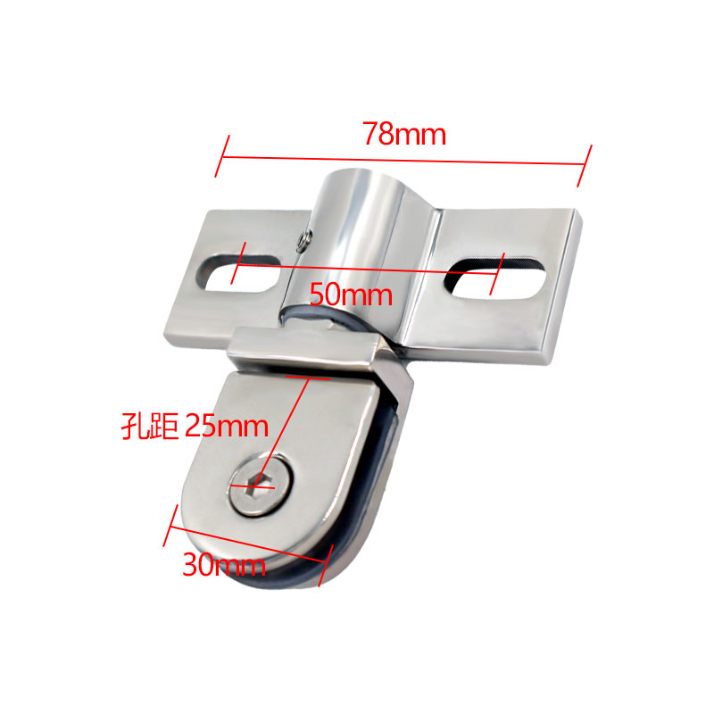 Петля-фиксатор для стеклянных  – обзор и цена Glass Door Hinge